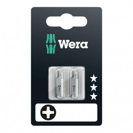 SCREWDRIVER BITS WERA 2 PCS PH2X25MM