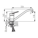MIXER KITCHEN FERRO DECO BDC4 CHR