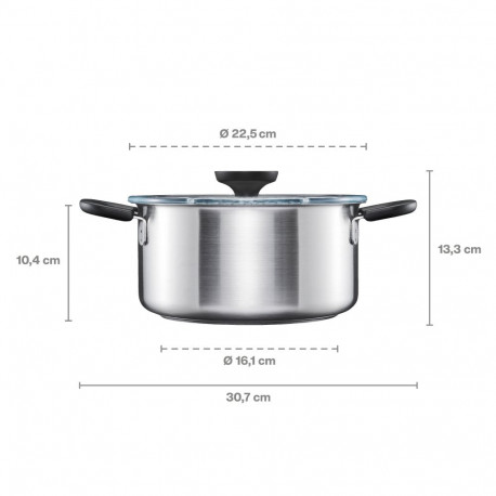 CASSEROLE FF 3L kaanega 1072316