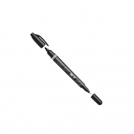 INK MARKER MARKAL DUAL TIP BLACK