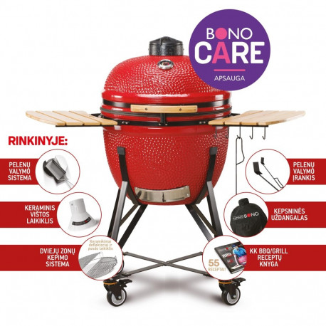 GRILL KAMADO BONO limited punane