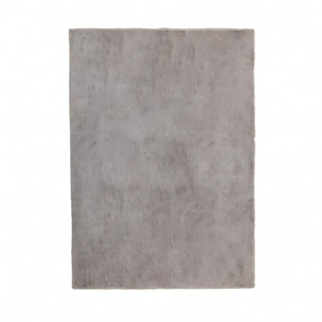 FAKE RABBIT 120X170CM RECTANGLE L. GREY