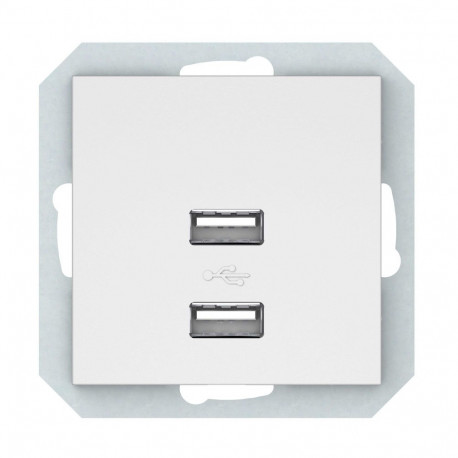 SOCKET USB 2PL. WMAT USB-3.4A-02 QR1000