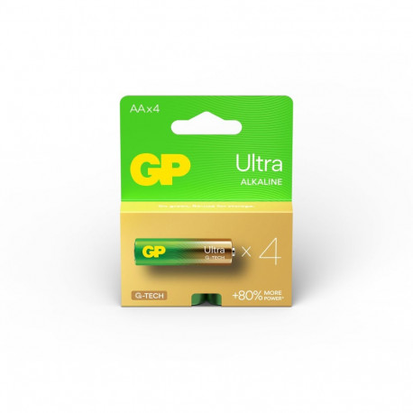 BATTERIES ULTRA ALKALINE AA 1.5V 4PCE