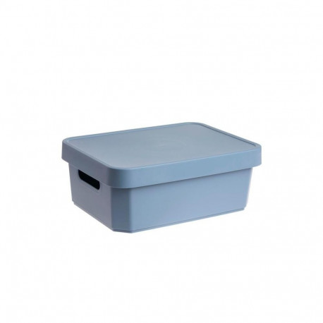 CAVE BOX17L põhjamaine sinine kaanega 36x27x21cm