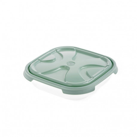 FOOD CONTAINER SQUARE NORDIC GREEN 0.55L