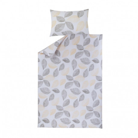 voodipesukomplekt Cassia Leaves puuvill 140x200
