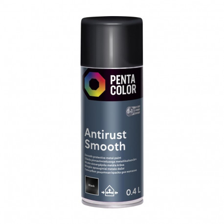 SPRAYPAINT PENTACOLOR SMOOTH BLACK 400ML