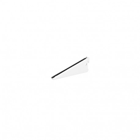 BRACKET DOUBLE SLOT 220 MM WHITE