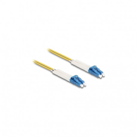 "Delock LWL Kabel LC Duplex zu LC Duplex Singlemode OS2 winkelbar 1 m"