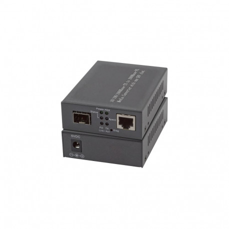 "Media Konverter 1x100/1000Mbit Rj45,1 x Gigabit SFP Port"