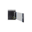 "19"" Wandgehäuse Flat Pack 12HE, Tiefe 450 mm, schwarz"