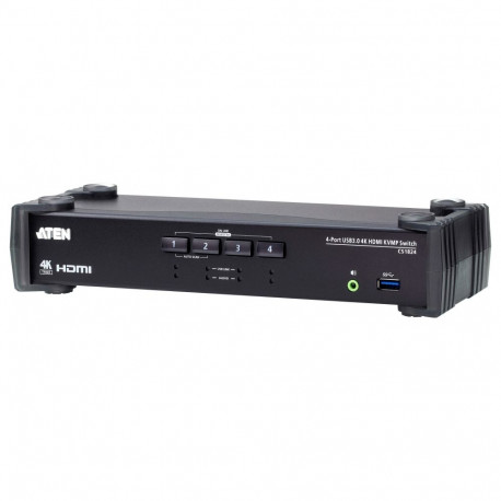 "ATEN CS1824 4-Port USB 3.0 HDMI KVM Switch"