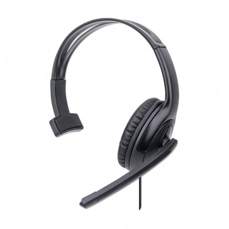 "MANHATTAN Mono USB Headset with microphone"