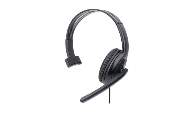 "MANHATTAN Mono USB Headset with microphone"