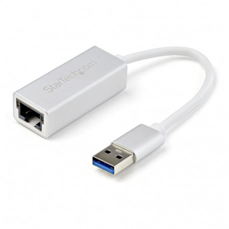 "StarTech USB 3.0 auf Gigabit Netzwerkadapter - Silber - Schlankes Aluminium Design fr MacBook, Chro