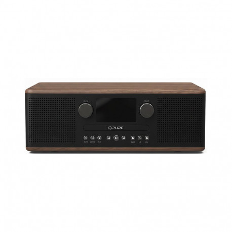 "Pure Classic C-D6 Digitalradio Coffee Schwarz/Walnuss EU/UK"