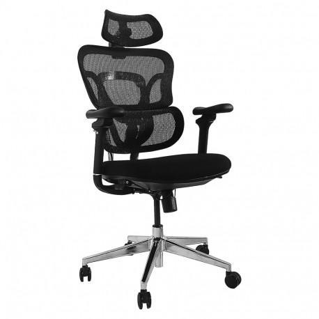 Equip ergonoomiline kontoritool SFS lite pea- ja käetugedega retail, must
