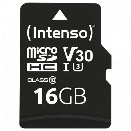 Intenso microSDHC-mälukaart Z 16GB UHS-I C10 90MB/s koos SD-adapteriga