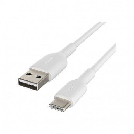 Belkin kaabel USB-C/USB-A PVC 15cm, valge