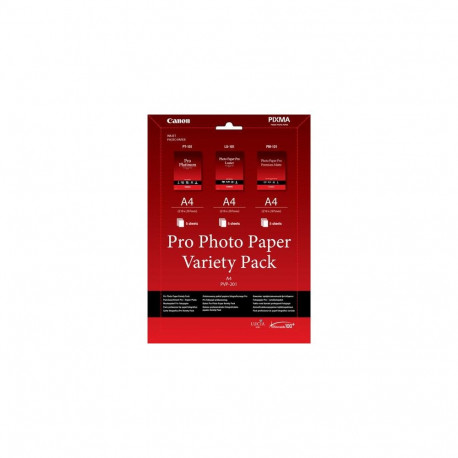 Canon PVP- 201 Pro Photo Paper Variety Pack A4 - 15 Sheets