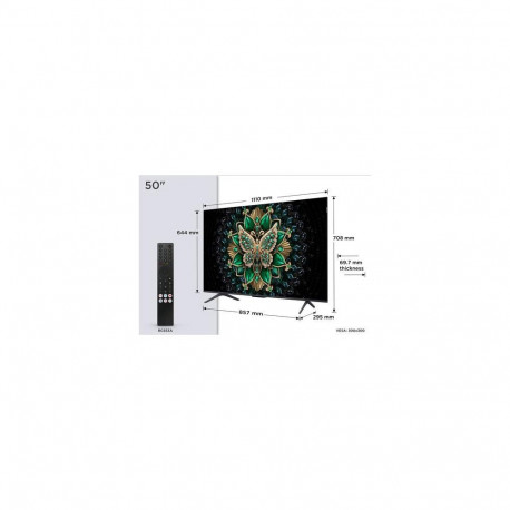TCL C69 50C69K TV 127 cm (50") 4K Ultra HD Smart TV Wi-Fi Metallic