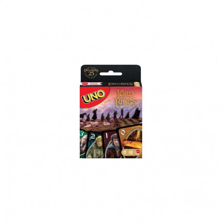 Mattel Games UNO The Lord of The Rings Card Game for Kids, Adults & Family Night Inspired by the