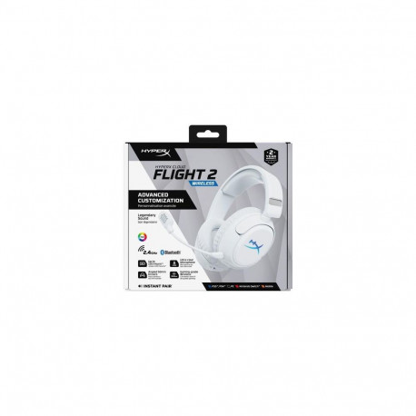 HyperX Cloud Flight 2 - Wireless Gaming Headset (White)
