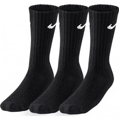 Skarpety Nike Value Cotton Crew 3pary czarne SX4508 001   38-42