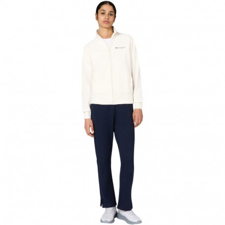 Dres damski Champion Full Zip Suit kremowo-granatowy 117988 YS084 S