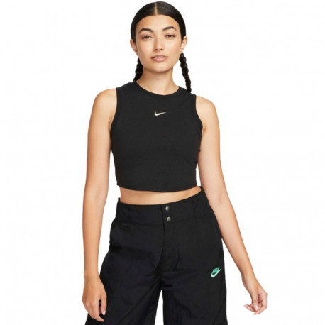 Nike naiste t-särk FB8279 010 Sportswear Chill Knit L, must