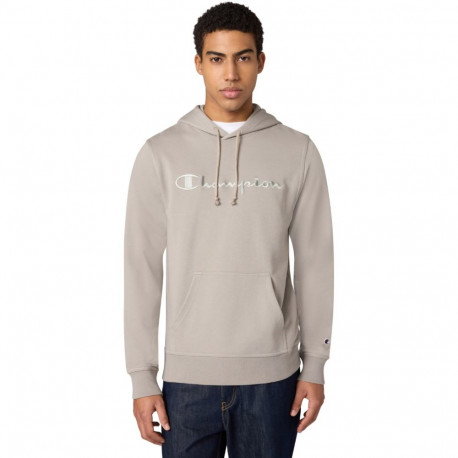 Bluza męska Champion Hooded Sweatshirt beżowa 220782 ES035 2XL