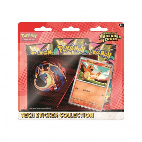 Collectible Card Game Booster Pack - Pokémon Ascended Heroes Tech Sticker Collection Charmander 3-Pa