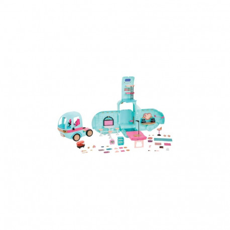Toy Playset - MGA LOL Surprise OMG Glam N Go Camper with Pool, Slide, Blue