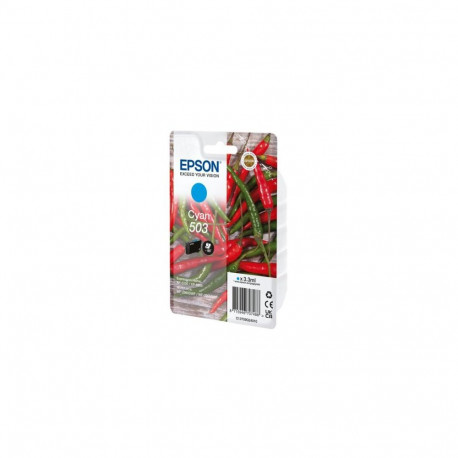 Ink Cartridge - Epson Ink 503 Cyan Yield 550 pages Black 470 pages Color Cyan