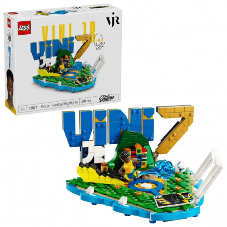 Constructor - LEGO Editions 43027 Vini Jr. Football Highlights 510 Pieces Minifigure Black