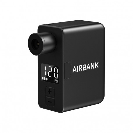 Mini Bike Pump - CYCPLUS AS1 PRO Pocket Pro Airbank, 120 PSI, USB-C, LED Display, Black