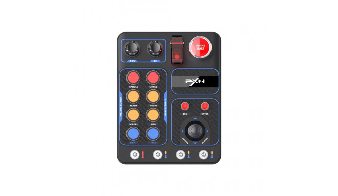 Control Box - PXN CB1 Wired Button Panel, 30 Programmable Buttons, USB-C, Black