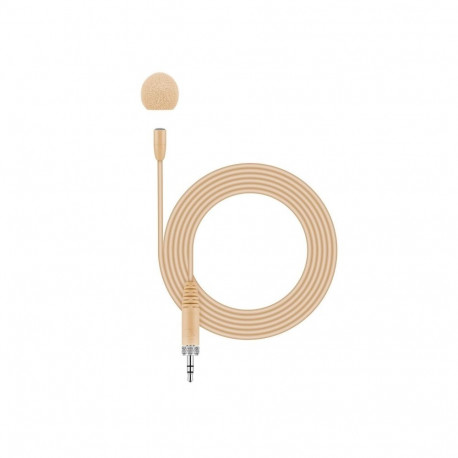 Microphone - Sennheiser MKE Essential Omni, 20–20,000 Hz, 1.6 m Cable, Beige