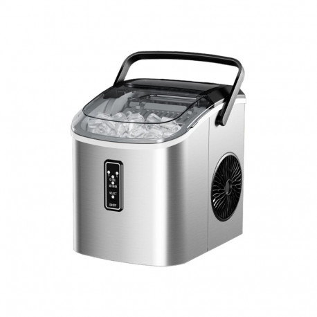 Ice Maker - Euhomy IM008, 9 Ice Cubes in 6 Minutes, 12 kg/Day, Silver