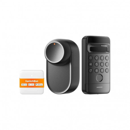 Smart Lock - SwitchBot Ultra 3-in-1 With Vision Keypad, Bluetooth, Fingerprint, Black
