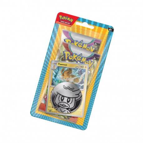 Trading Card Game - Pokémon TCG: Scarlet & Violet: Pawmot Blister Pack With Coin, 2 Booster Packs, C