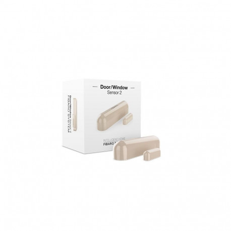 Smart Home Sensor - Fibaro FGDW-002-7 ZW5 Wireless Door/Window Sensor Bronze