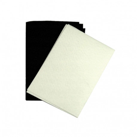 Kitchen Hood Filter - MPM MWWF-PX Carbon Filter Mat And Fleece For Under-Cabinet Hoods, Polyester, A