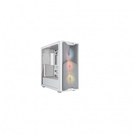 Computer Case - Corsair 3200D RS ARGB Mid-Tower, ATX, Liquid Cooling, White