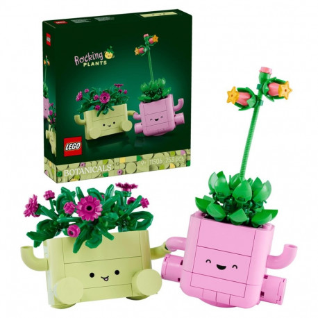 Constructor - LEGO Botanicals 11506 Swinging Plants, 253 Pieces, 80 mm x 140 mm, Green