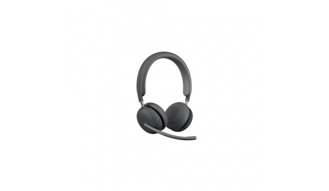Logitech Zone Wireless 2 UC Wireless Headset, USB-C, USB-C Bluetooth receiver, Graphite