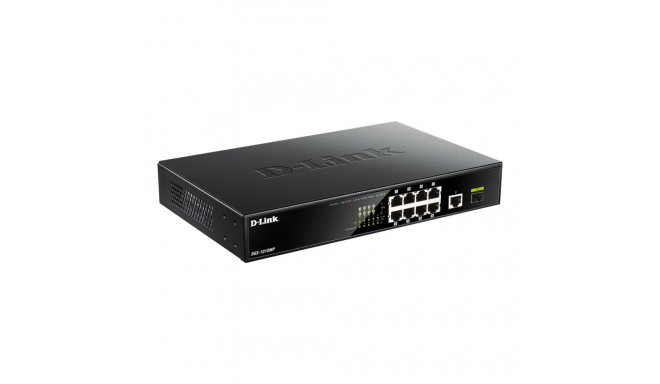 D-Link | 10 Gigabit port Switch with PoE | DGS-1010MP | Unmanaged | Desktop / Rackmount | Gigabit Et