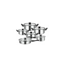 Retoo O068 Pot and pan set with lids 6pcs