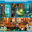 Lumibricks Waterfall Hut, construction toy
